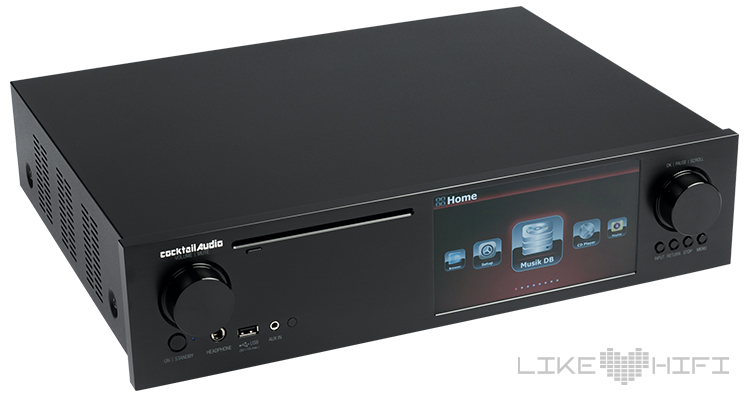 CocktailAudio X35 Test Review All-in-One Musikserver Streamer Ripper CD Player