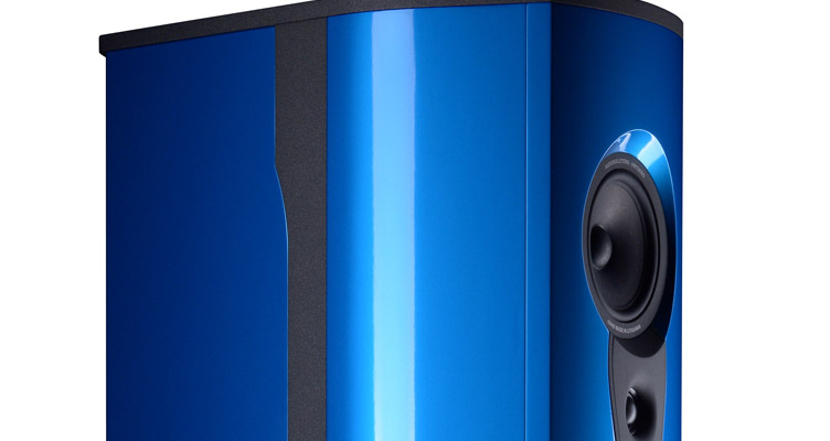 AudioSolutions Virtuoso M blue blau Lautsprecher Speaker High End Cottbus HiFi