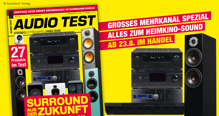 AUDIO TEST Ausgabe 6/19 Titelbild Cover Magazin Hifi Heft Highend Test Review Testmagazin Heimkino Surround Mehrkanal