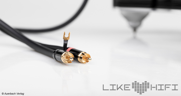 kabel cable cinch clearaudio plattenspieler test review innovation compact vergoldete Klemmen
