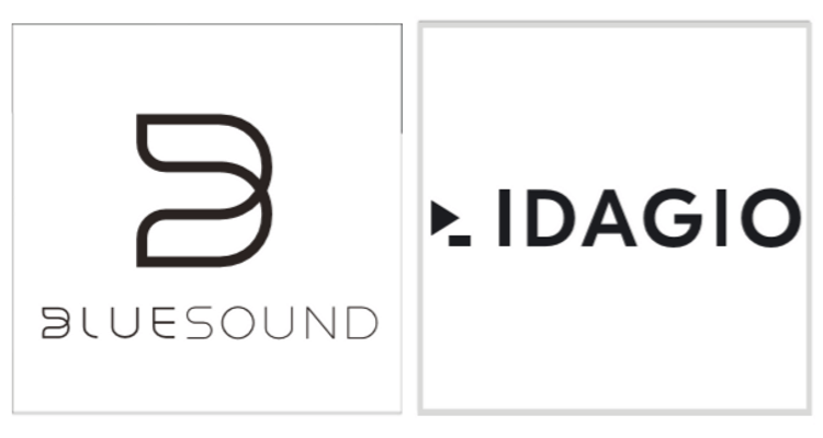 Logo Idagio und Bluesound Update Firmware