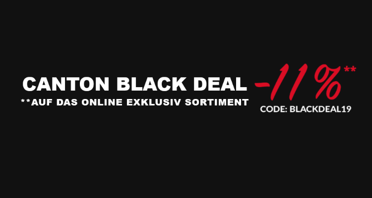 Canton Black Friday Deal Rabatt Online Shop Lautsprecher Speaker kaufen