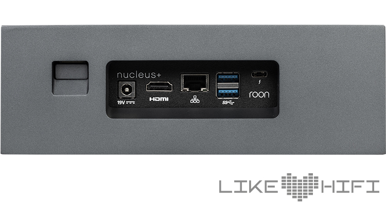 Rückseite Roon Nucleus+ Plus Musik Streaming Server Streamer Music Test Review