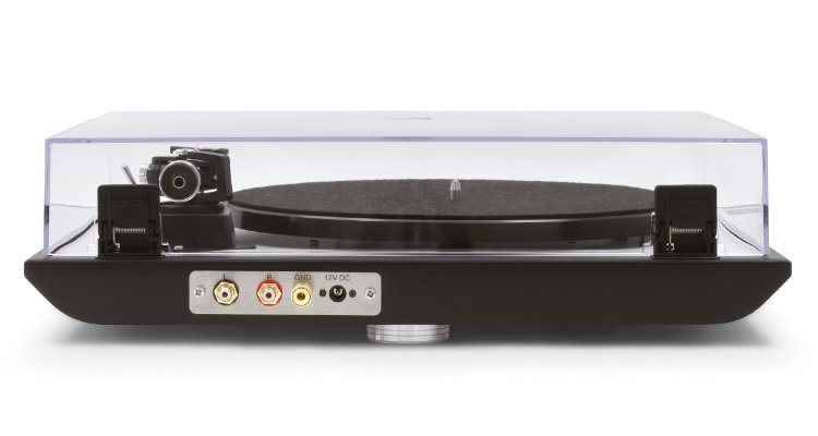 Dual Plattenspieler CS 800 Subchassis News Test Review Sintron Schallplattenspieler Turntable Rückseite Rear