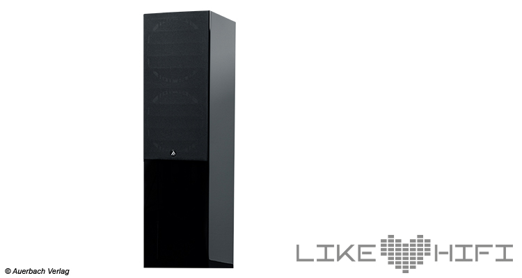 Fyne Audio F502 mit Abdeckung Test Review Lautsprecher Box Koax Grill