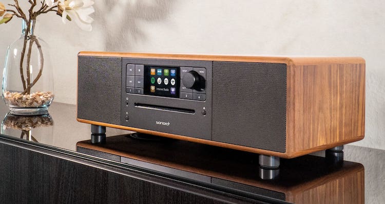 Sonoro Prestige Walnuss Radio Digital CD-Player All-In-One