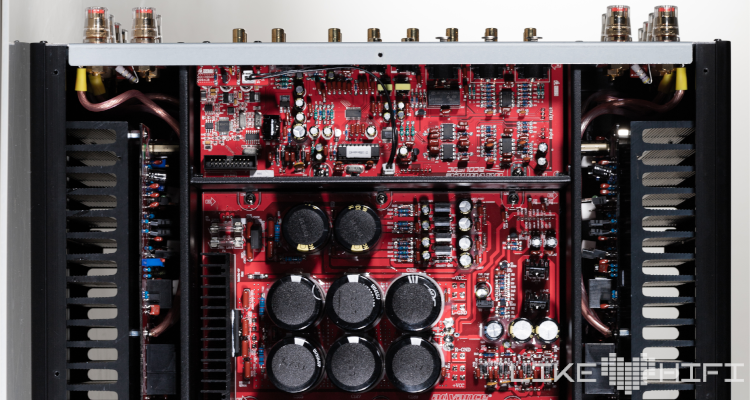 Advance Paris X-i1100 Vollverstärker Amp Test Review Schaltung Trafo