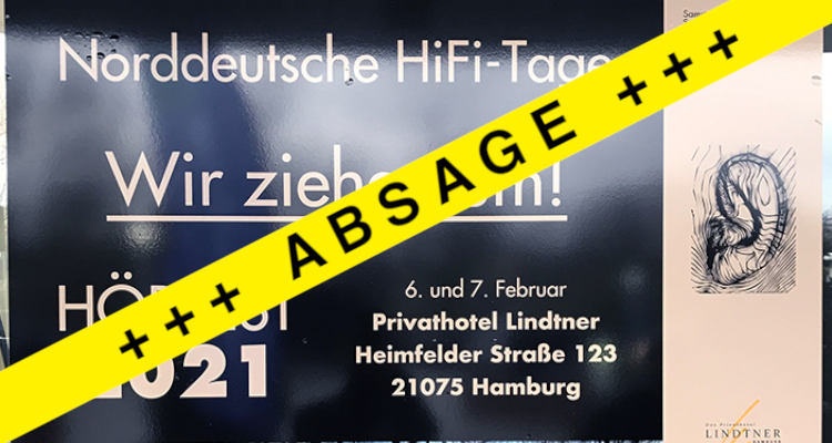Absage Norddeutsche Hifi-tage 2021 NDHT Corona Messe HiFi Hamburg Show
