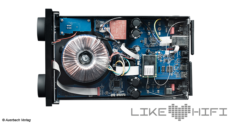 Cyrus One Cast Stereovollverstärker Neat Amp Amplifier Streaming Ekstra Lautsprecher Speaker Test Review Trafo Chips