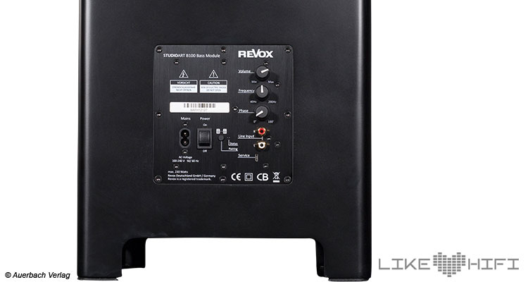 Revox Studioart 5.1 Heimkino-System B100 Bass Module Subwoofer Lautsprecher Test Review