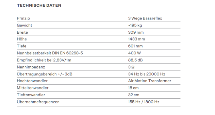 Burmester BC150 Lautsprecher Reference Line Standlautsprecher Speaker News 2021 Test Review