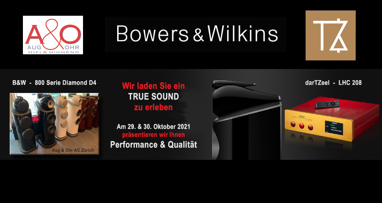 Aug und Ohr Event Bowers Wilkins Dartzeel 2021