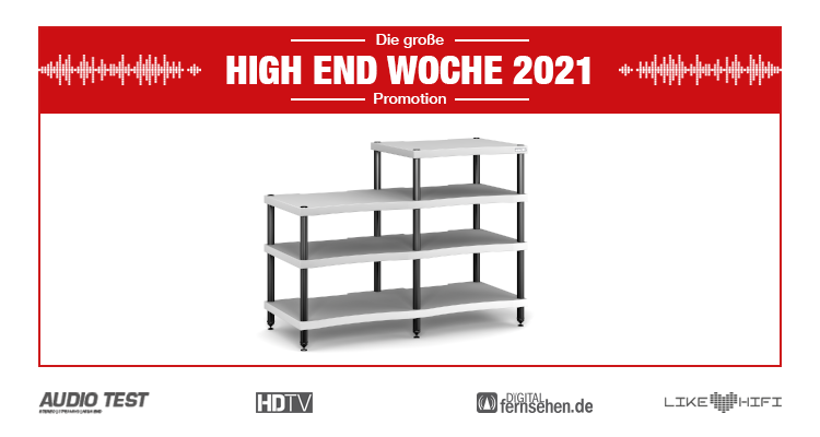 HIGH-END-WOCHE-2021 Creaktiv Little Reference Double HiFi Rack
