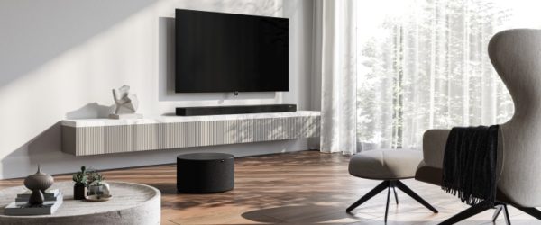 3D-Atmos-Sound auf Spitzenniveau: Loewe klang bar5 mr mit Subwoofer