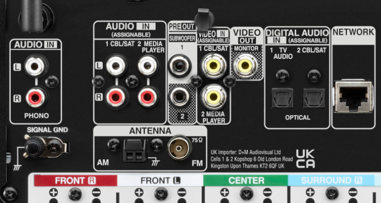 Denon AVR X1700H - Phono-Eingang