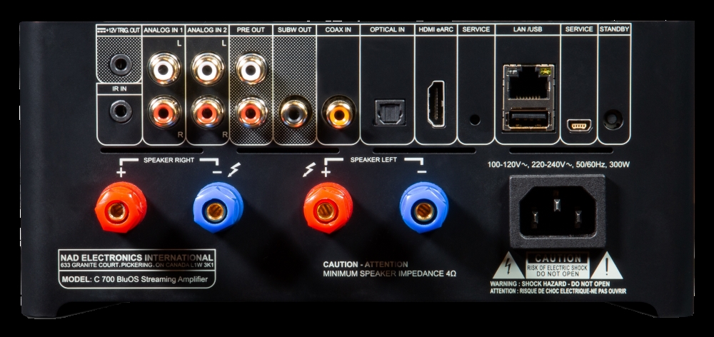 NAD C 700 – neuer BluOS Streaming-Vollverstärker