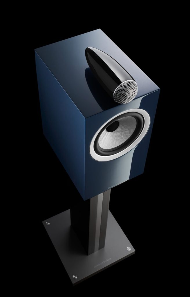 Bowers & Wilkins 705 Signature Lautsprecher Speaker Farbe Midnight Blue Metallic blau Regallautsprecher Kompakt