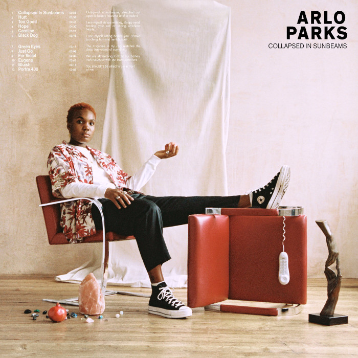 Arlo Parks - Collapsed in Sunbeams Cover CD Artwork Album 2021 Review