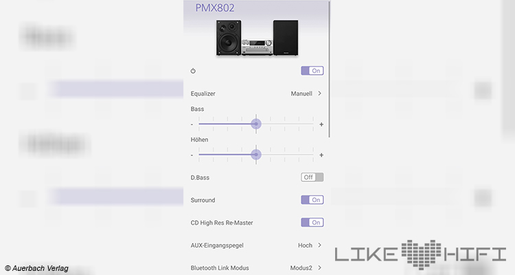 App Panasonic SC-PMX802 Test Review Anlage System HiFi Micro