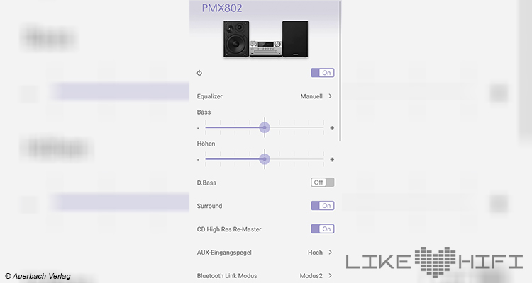 App Panasonic SC-PMX802 Test Review Anlage System HiFi Micro