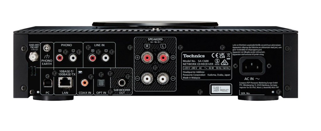 Technics SA-C600: Neuer kompakter Netzwerk CD Receiver