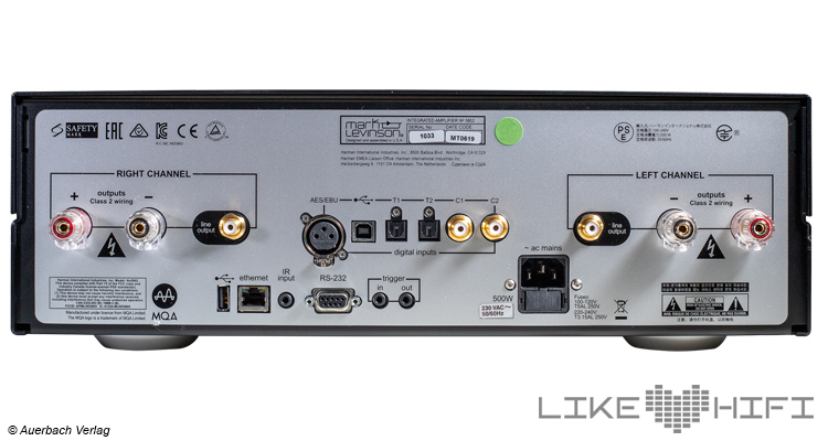 Test: Mark Levinson No. 5802 - High End Stereo-Vollverstärker Amplifier Review