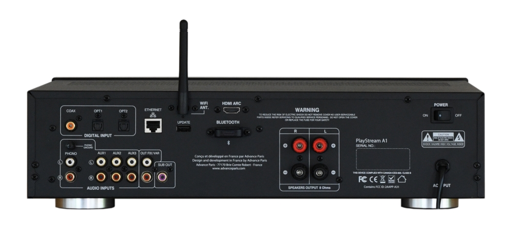 Advance Paris PlayStream A1 HDMI: HiFi Streaming-Verstärker