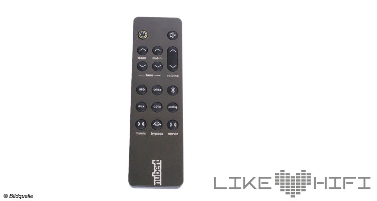 Nubert nuBoxx A-125 pro - Fernbedienung Test Review Aktivboxen
