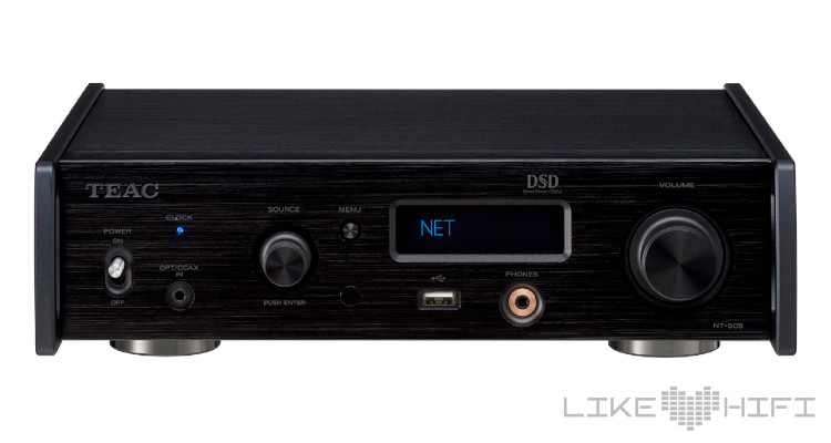 Test: TEAC NT-505 X - Netzwerkplayer / Streamer & USB-DAC black schwarz review front