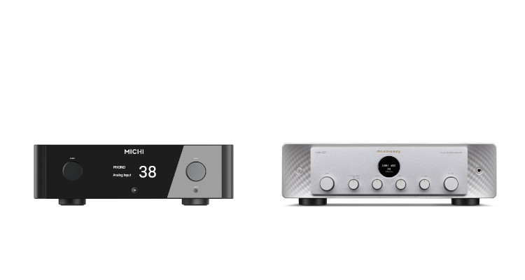 Rotel Michi X3 Vollverstärker und der Marantz Model 40n Streaming-Amp