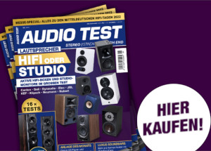 AUDIO TEST Ausgabe 06/2022 Lautsprecher Aktiv Studio HiFi Review Magazin