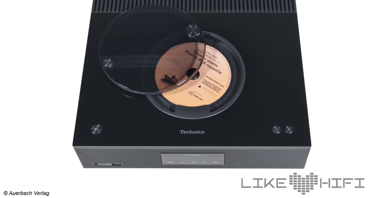 Test Technics SA-C600 Kompakte HiFi-Anlage mit CD / Streaming Review CD-Player