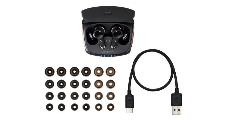 Audio-Technica ATH-TWX9 Zubehör In-Ear Kopfhörer True Wireless