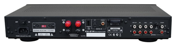 BC Acoustique- Verstärker EX-214-Rückseite#