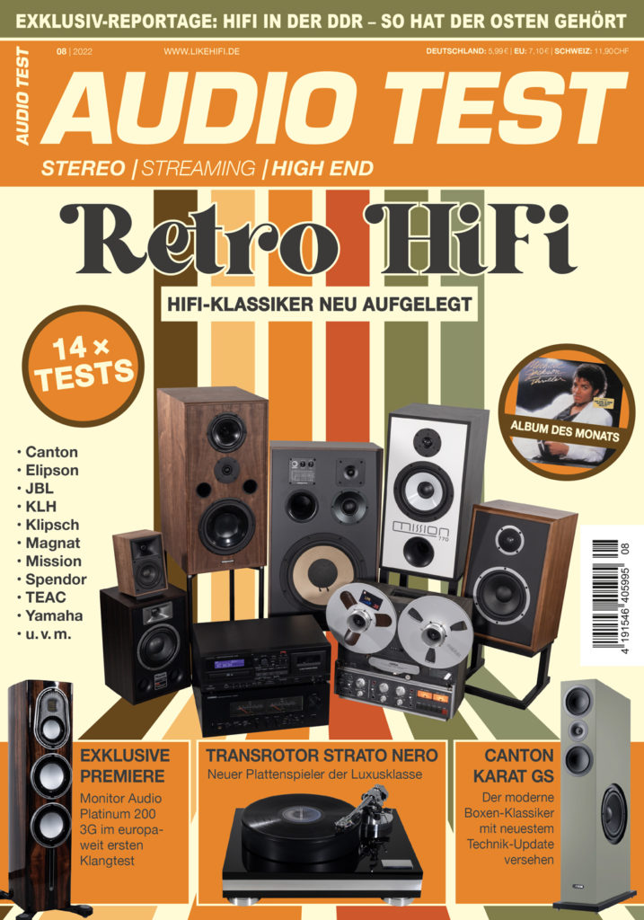 AUDIO TEST Cover Titel Retro HiFi 2022 08