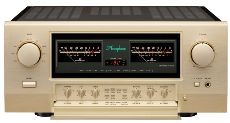 Accuphase E-5000 - offene Frontklappe