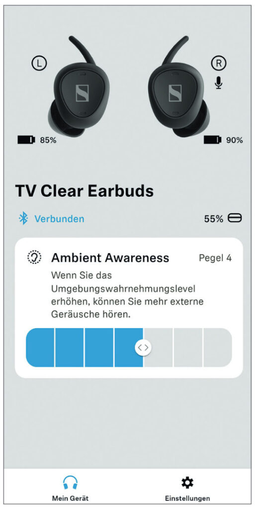 Sennheiser TV Clear Set App