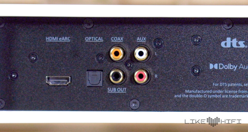 Nubert nuPro AS-2500 - alle Anschlüsse ohne USB-A