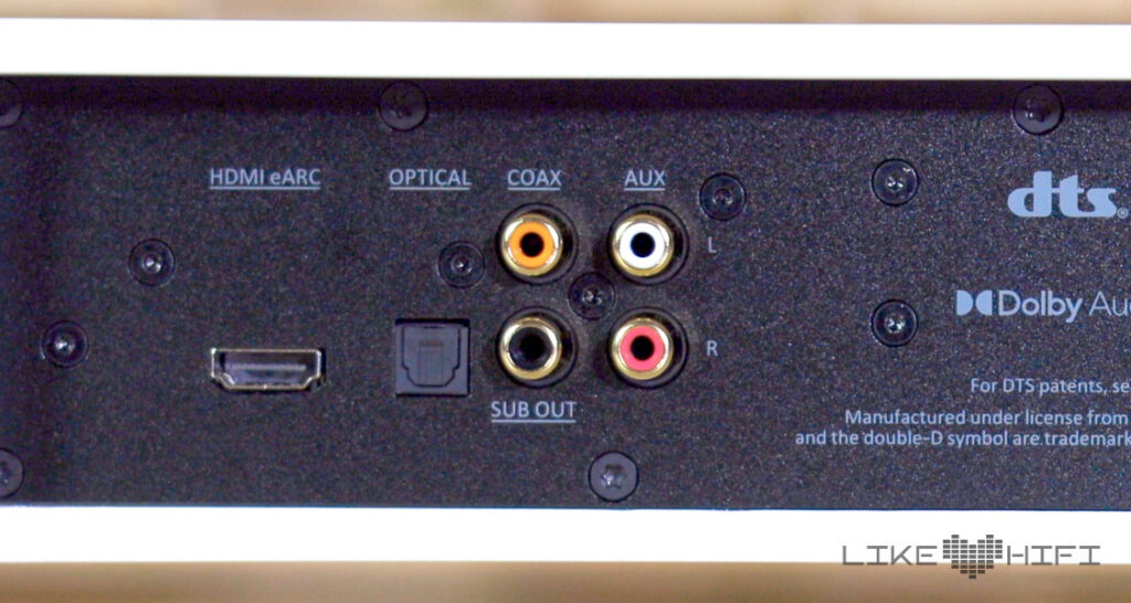 Nubert nuPro AS-2500 - alle Anschlüsse ohne USB-A