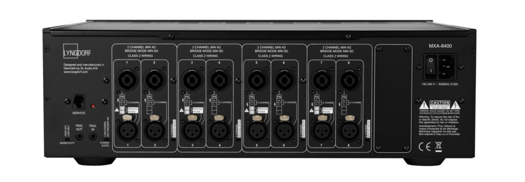 Lyngdorf Audio MXA-8400: Mehrkanal Endverstärker / Endstufe für High End Heimkinos