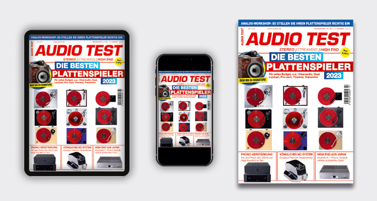 Audio Test Magazin HiFI 07 2023 Oktober Plattenspieler Cover