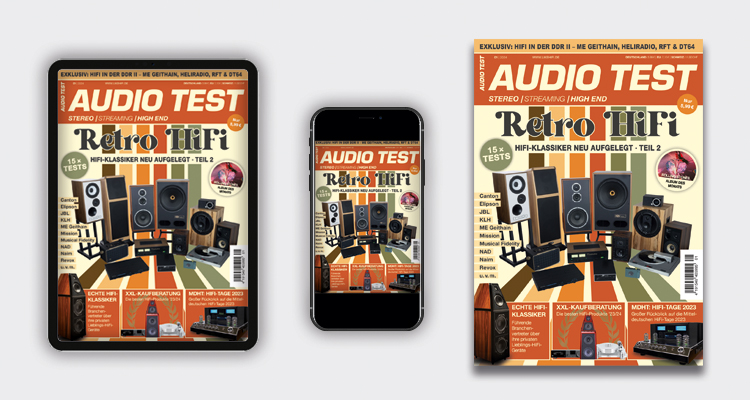 Audio Test Magazin 01 2024 Dezember Retro HiFi Cover