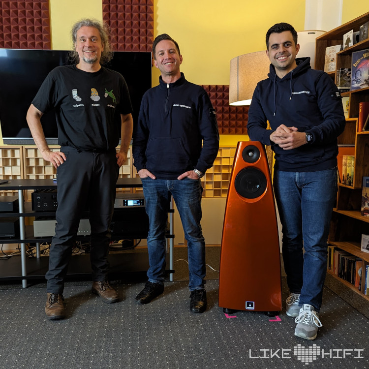 Meridian DSP9 High End Aktiv-Lautsprecher Orange