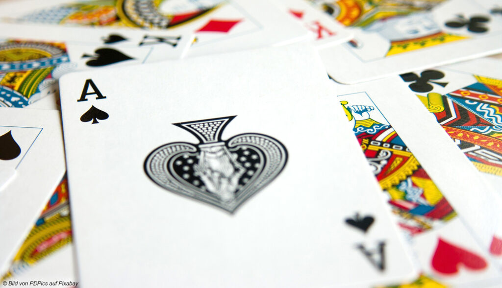 Spielkarten casino Ass