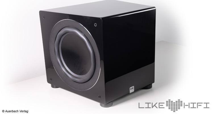 Seitenansicht des DS1200 Subwoofers