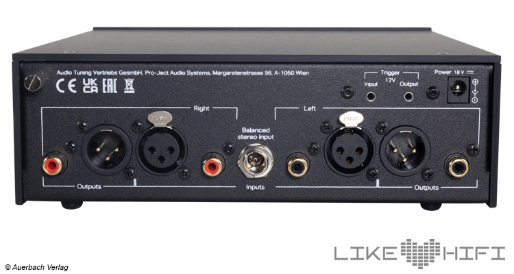 Pro-Ject Phono Box DS3 B Rückseite