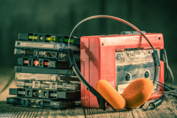 Walkman mit Kassetten