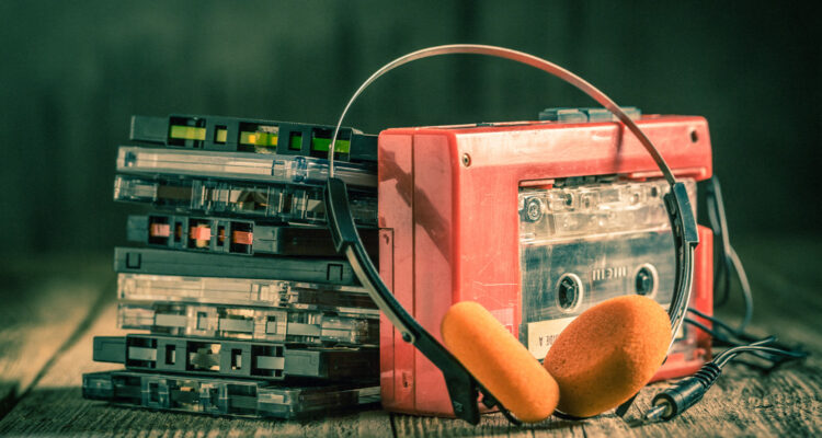 Walkman mit Kassetten