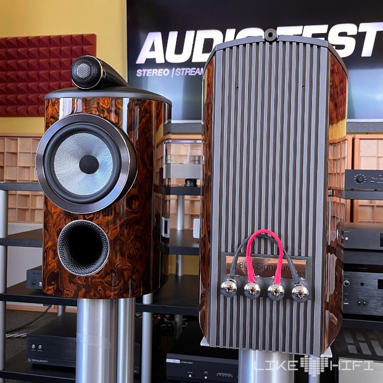 Bowers & Wilkins 805 D4 Signature Burl Rückseite