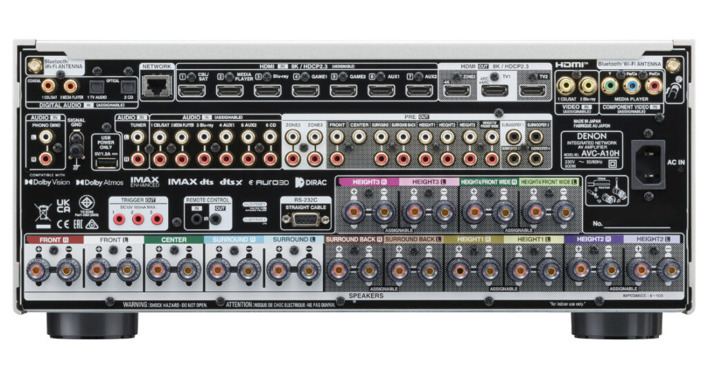 Denon AVC-A10H AV-Receiver Verstärker Silber